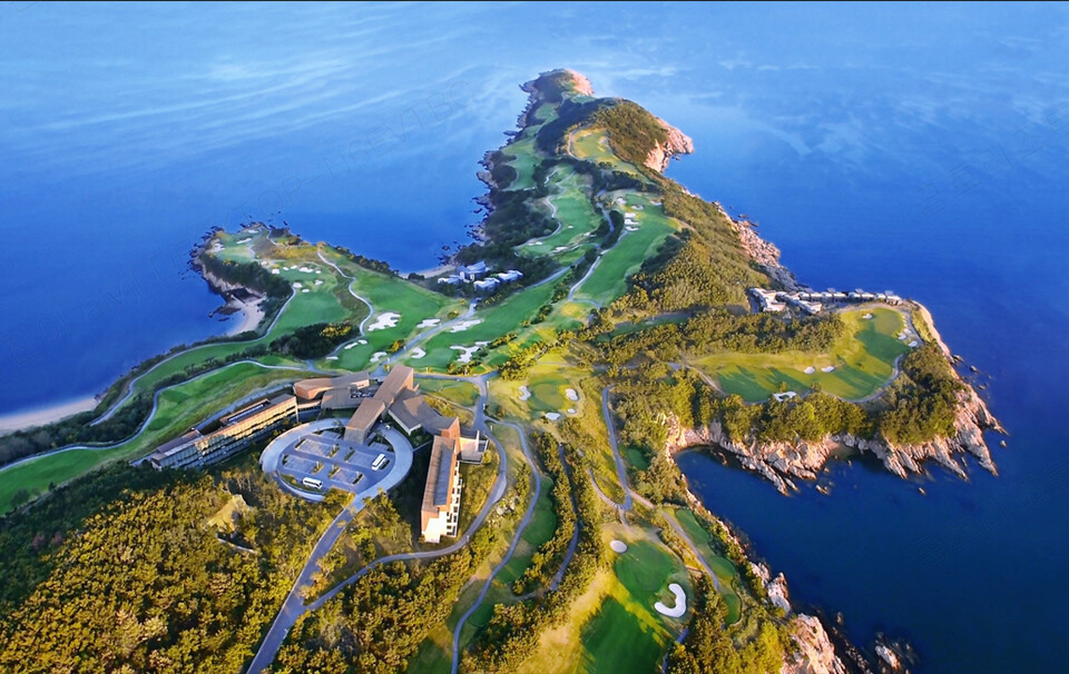 아시아나 웨이하이CC 전경. /금호리조트 제공