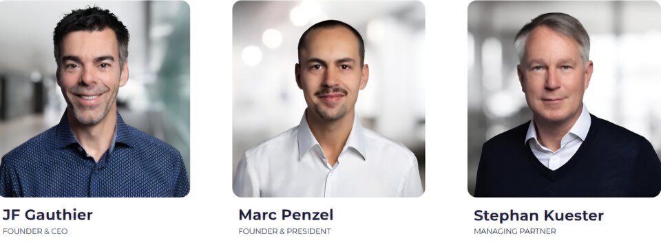 스타트업 지놈 주요 임원. 사진=부산시 제공