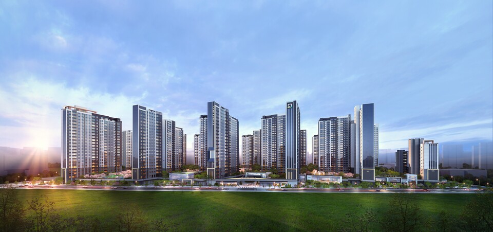 검단 센트레빌 에듀시티 조감도./동부건설