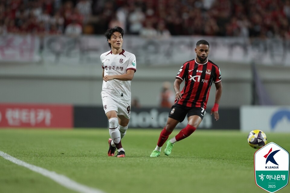 프로축구 K리그1(1부) FC서울은 13일 서울월드컵경기장에서 열린 하나은행 K리그1 2025 30라운드 광주FC와 홈 경기서 3-0 승리를 거뒀다. /한국프로축구연맹 제공