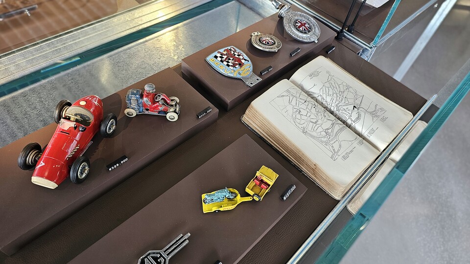  현대 모터스튜디오 서울 '오토라이브러리'에 전시된 '빈티지 컬렉션'./곽호준 기자