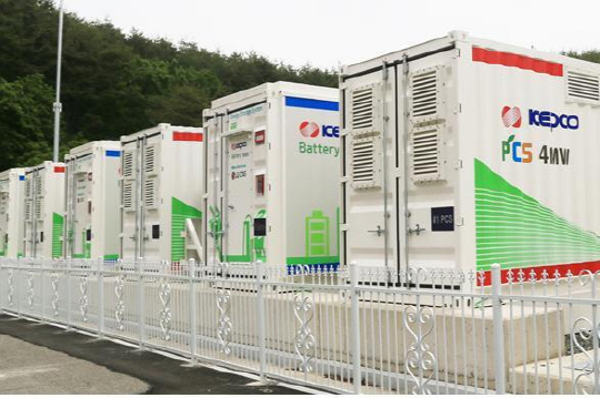 한전 경산 변전소에 위치한 세계 최대규모 주파수 조정용 ESS/한국전력 제공