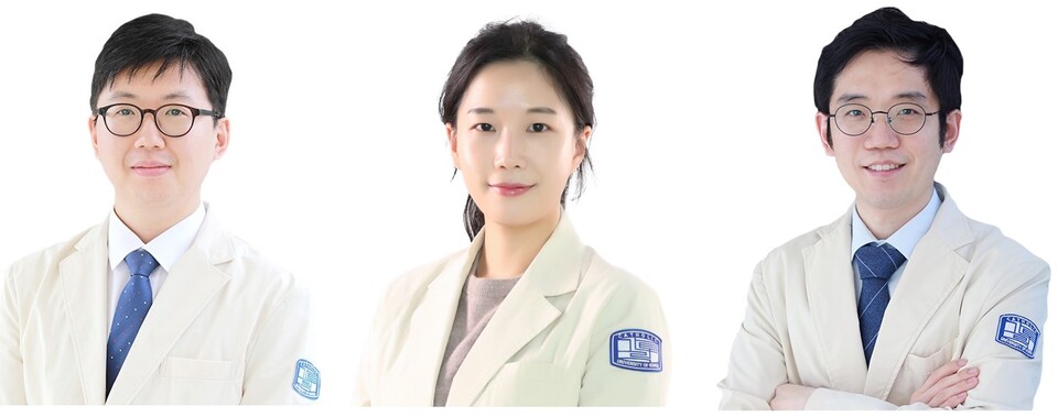 (왼쪽부터) 서울성모병원 소화기내과 한지원, 조희선 교수, 인천성모병원 소화기내과 이순규 교수./서울성모병원 제공