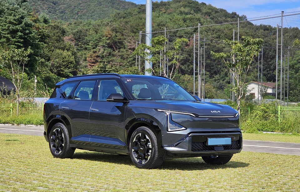 더 기아 'EV5 GT라인'의 외관./ 곽호준 기자