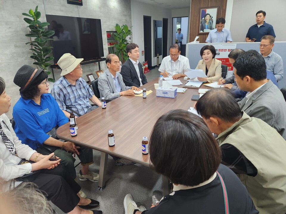 김희정 의원, 매월 셋째 주 토요일 진행되는 ‘집중 민원의 날’ 현장형 소통창구 모습. 사진=김희정 의원실