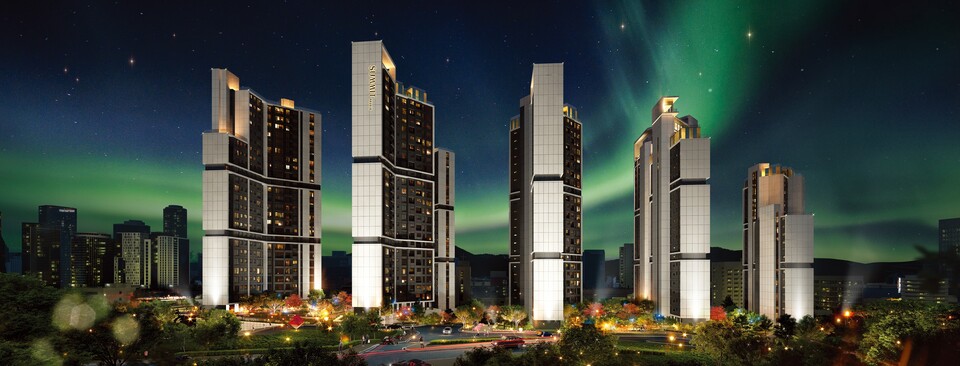 청파1구역 '루이리스 써밋' 투시도./대우건설