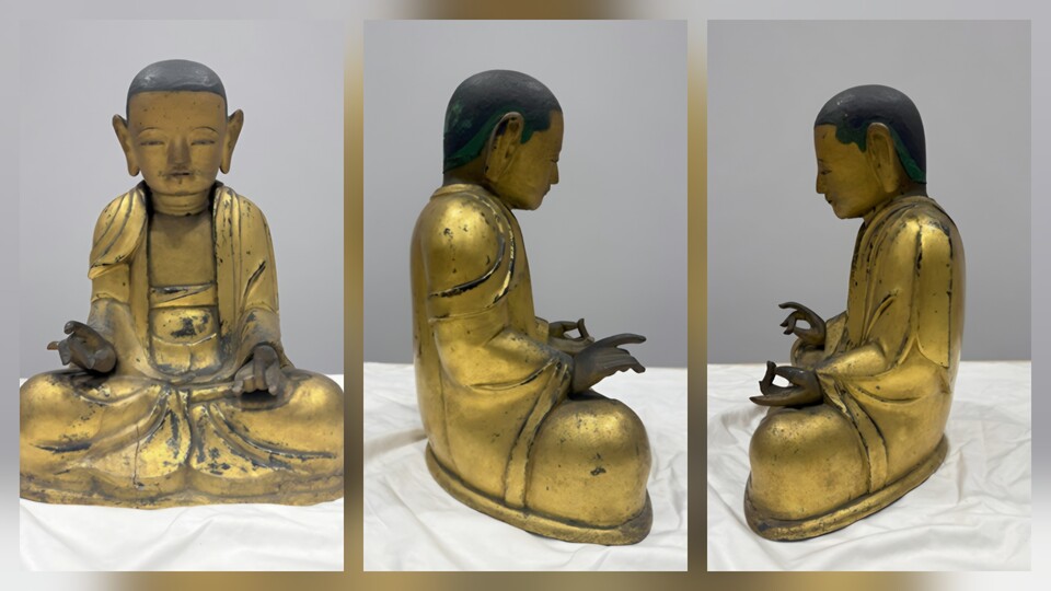 목조지장보살좌상(木造地藏菩薩坐像) 오습. 사진=부산시