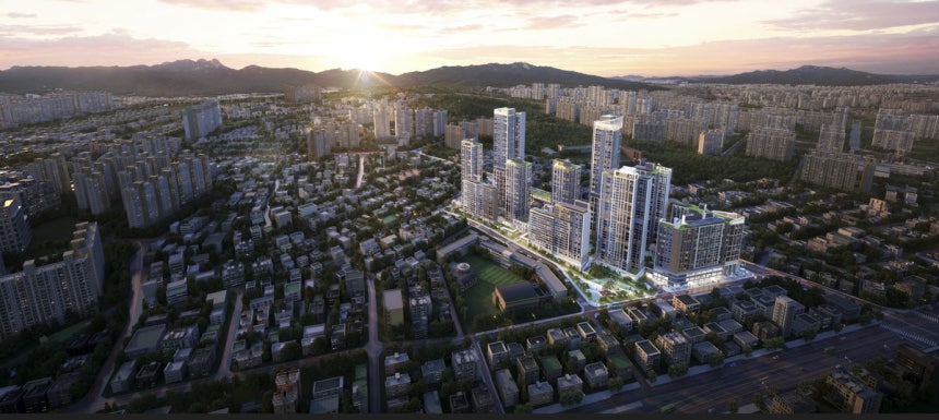 쌍문역 서측 도심공공주택복합사업 조감도./GS건설