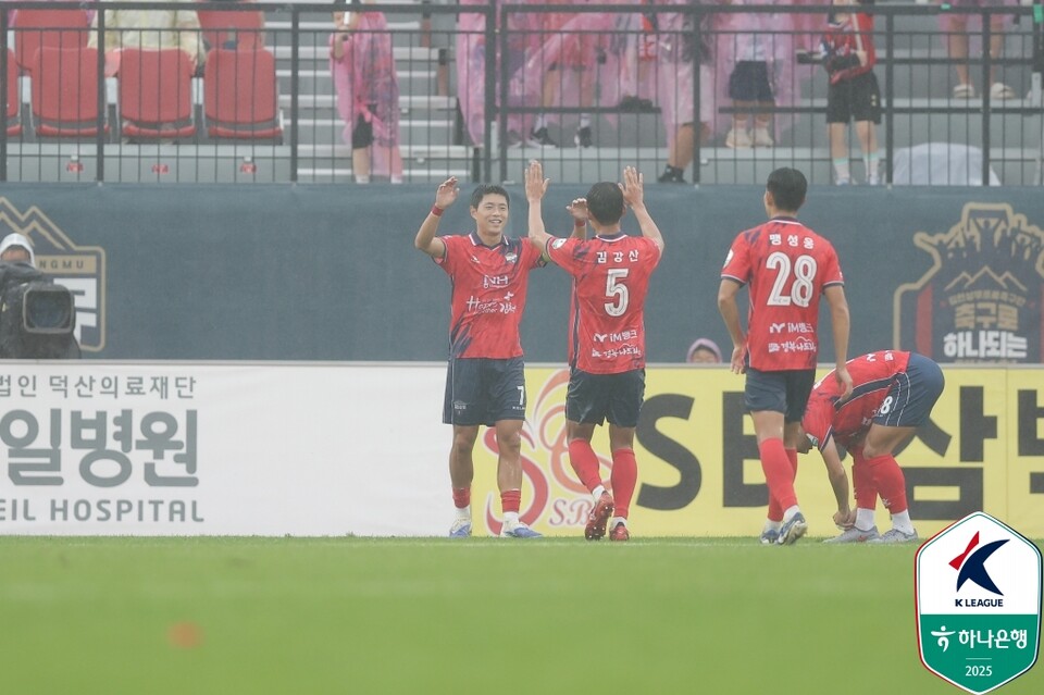 프로축구 K리그1(1부) 김천 상무가 리그 3연승을 질주했다. /한국프로축구연맹 제공