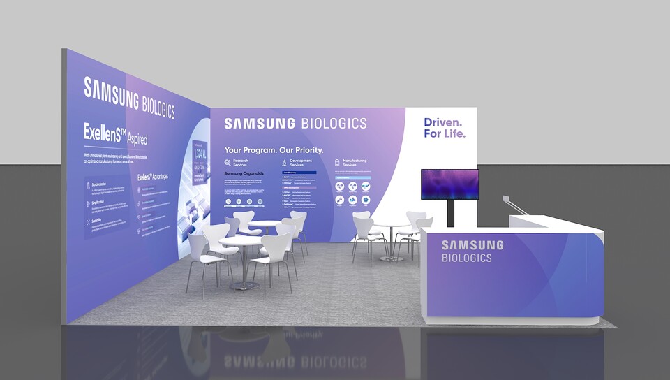 바이오플러스-인터펙스 코리아 2025 삼성바이오로직스 부스 이미지./삼성바이오로직스 제공