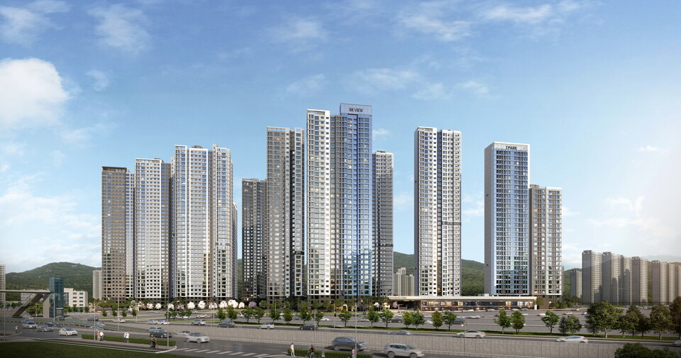 의왕시청역 SK뷰 아이파크 투시도./SK에코플랜트,HDC현대산업개발