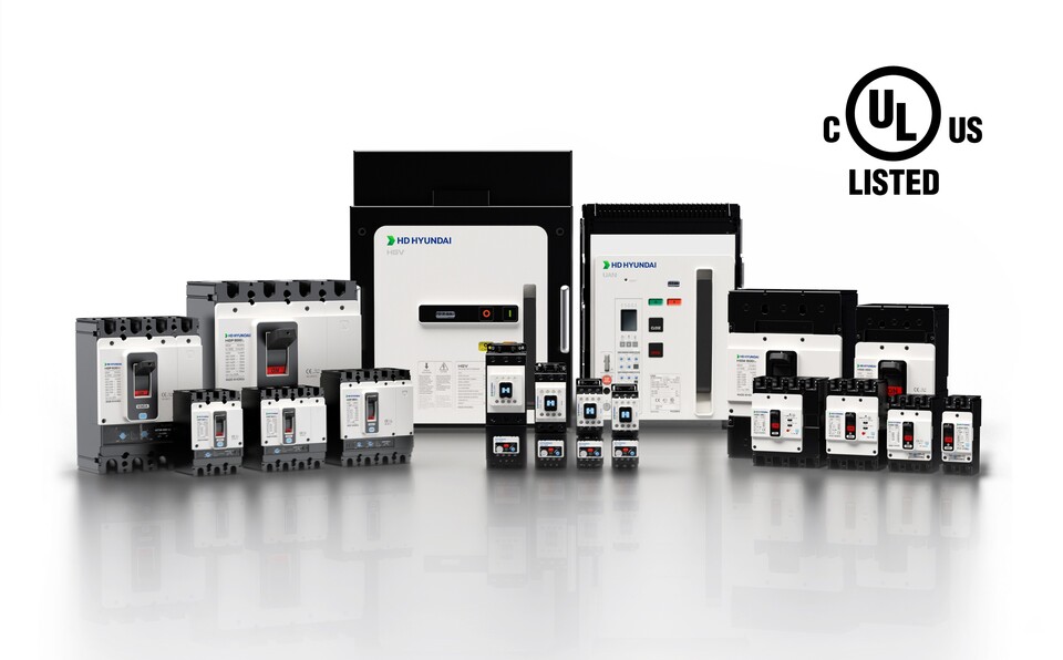 HD현대일렉트릭이 UL·cUL 인증을 획득한 중저압차단기 4종./ HD현대일렉트릭 제공