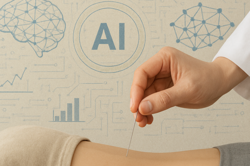 침 치료 이미지./ Chat GPT 생성 이미지