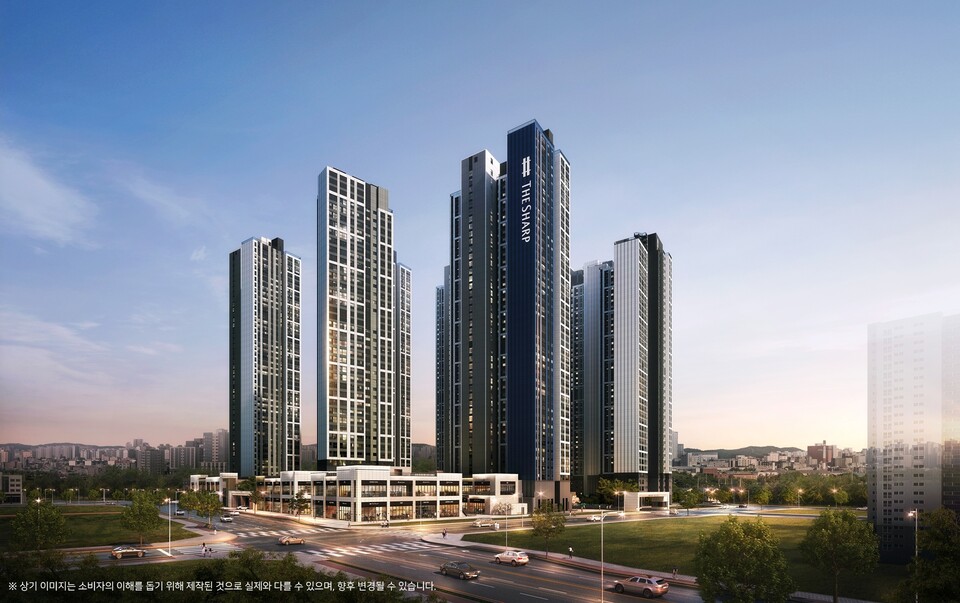 더샵 오산역아크시티 투시도./포스코이앤씨