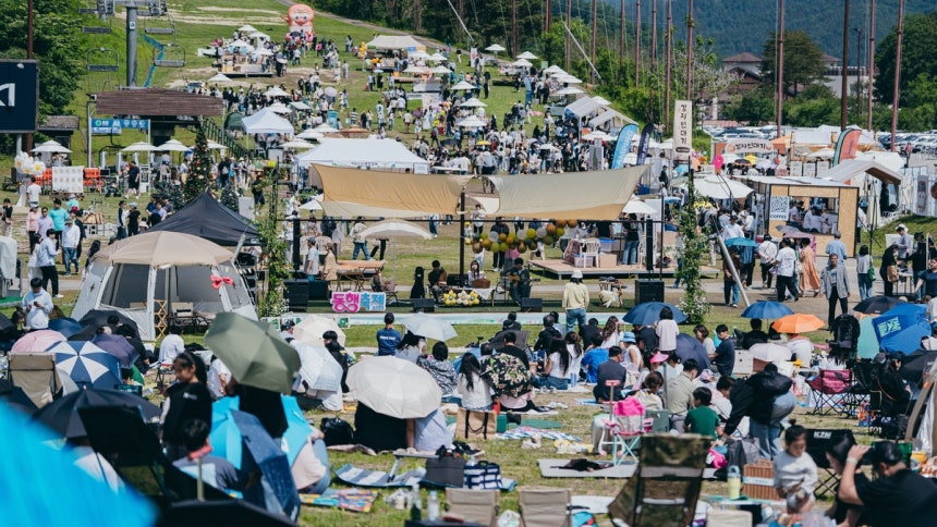 숲 속 빵 시장 전경. /엘리시안 강촌 제공