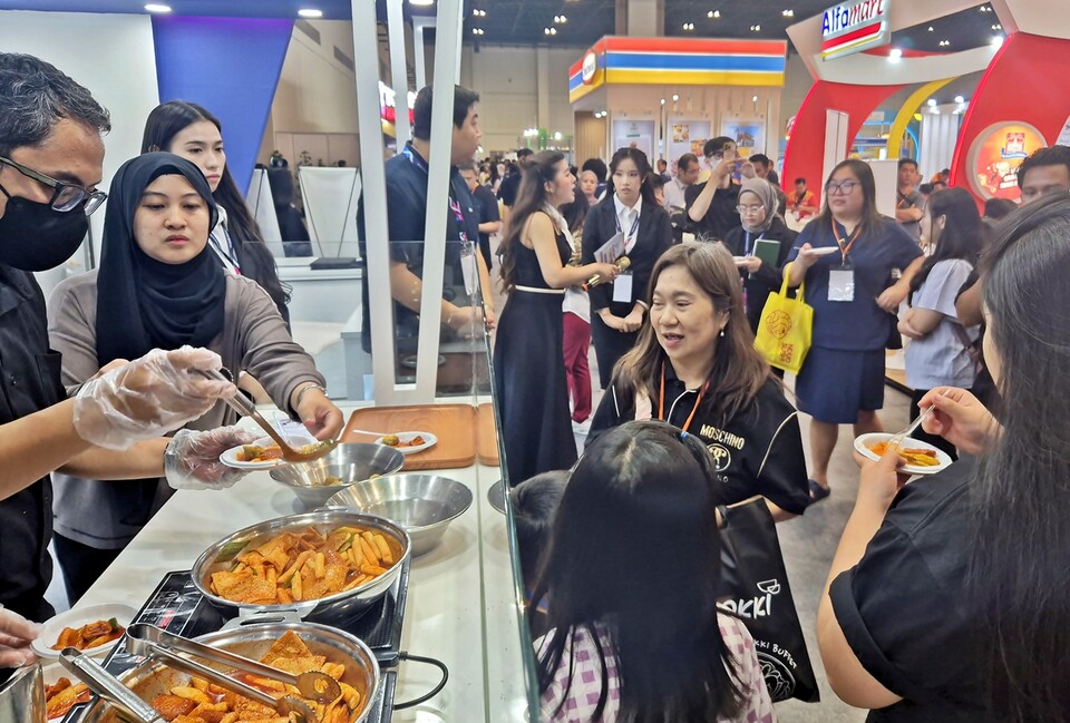 세계 최대 무슬림 시장 인도네시아에 도전하는 K푸드 행사장. /사진=aT