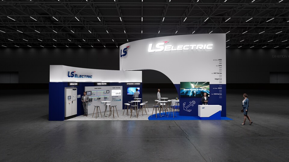 LS일렉트릭 '코마린 2025' 부스 조감도./ LS일렉트릭 제공