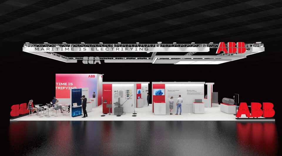 ABB의 코마린 2025 부스 조감도./에델만코리아