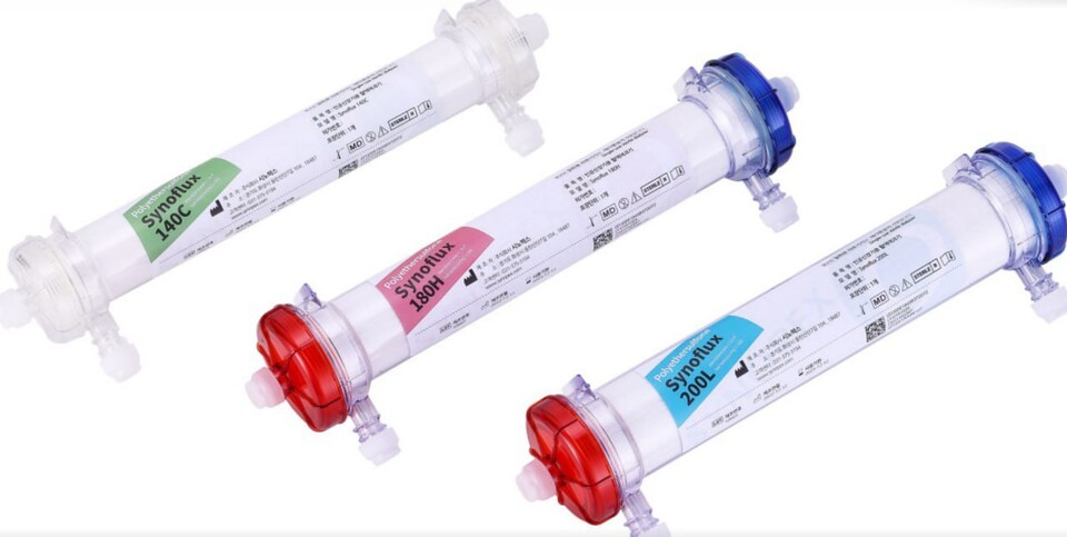 시노펙스의 혈액여과기 ‘SYNOFLUX’ 제품 이미지./시노펙스