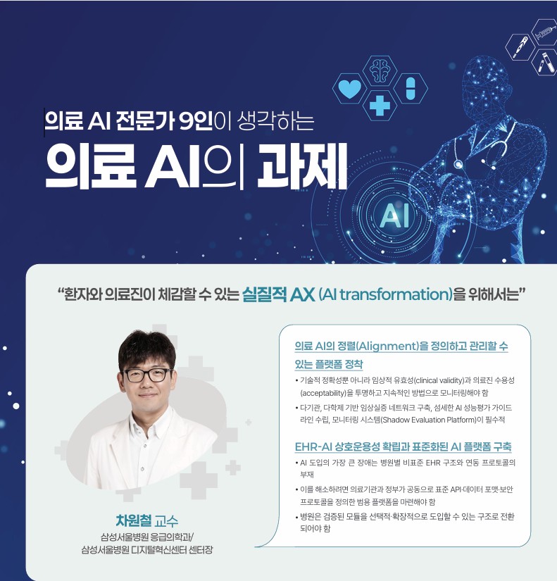 전문가 9인이 생각하는 의료AI의 과제 인포그래픽./한국보건산업진흥원 제공