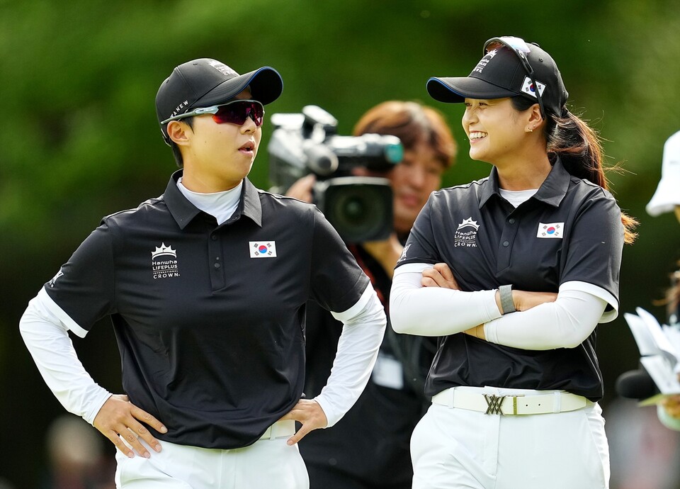 김효주(왼쪽)와 최혜진. /LPGA 제공