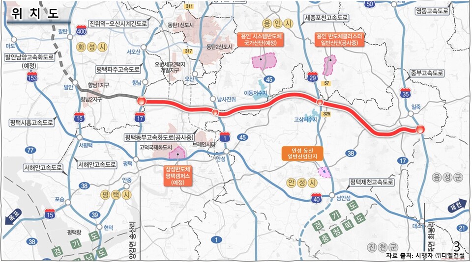 한편, 안성시는 국토교통부 및 경기도와 협력해 고속도로 노선 확정과 설계 단계부터 적극 참여, ‘교통이 편리한 도시, 산업이 발전하는 도시, 시민이 행복한 안성’ 실현을 위한 도약을 이어간다는 방침이다./ 안성시 제공