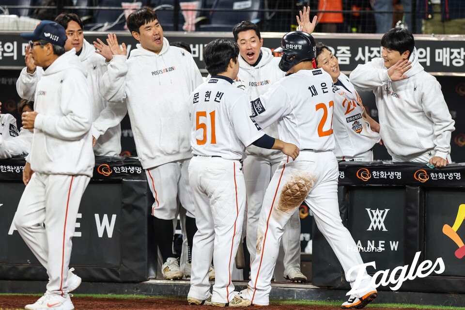 프로야구 한화 이글스가 2006년 이후 19년 만에 한국시리즈 진출에 성공했다. /한화 이글스 제공