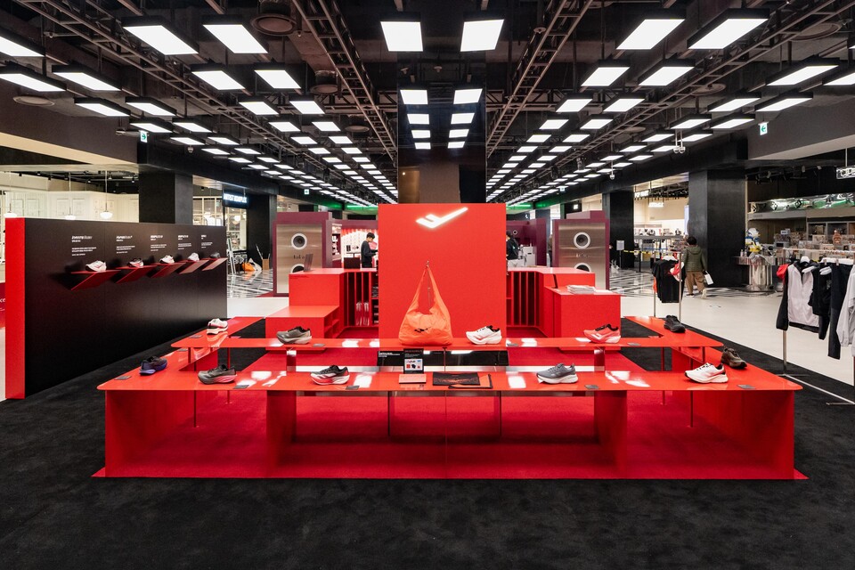 프로-스펙스 달리기의 궤적 팝업스토어 모습. /프로-스펙스 제공