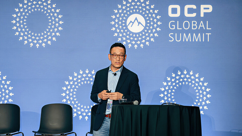 발표를 진행한 SK하이닉스 김천성 부사장(eSSD Product Development 담당)./SK하이닉스