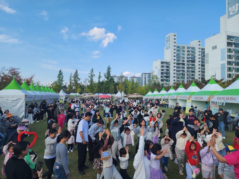 상상주도 건강체험마당’ 성황리 개최 .사진=상주시 제공