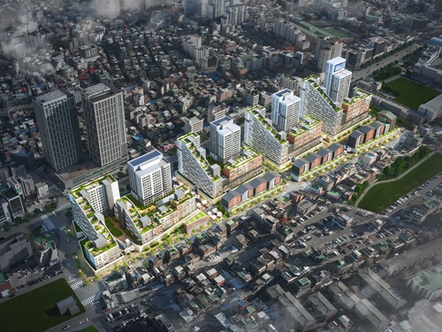 모아타운 공공관리 선도사업지(풍납동 모아타운)./SH