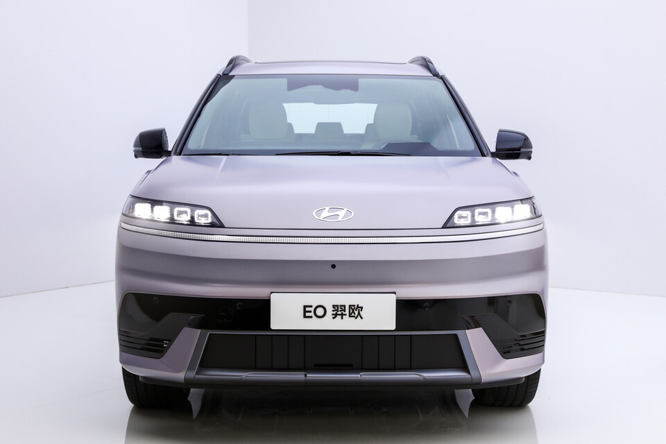 현대차의 중국 현지 전략형 전기 SUV '일렉시오'의 외관./현대자동차