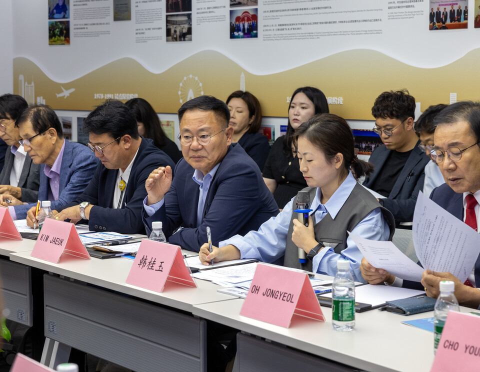중국 선전(深圳)시자동차전자산업협회 방문. 사진=칠곡군 제공