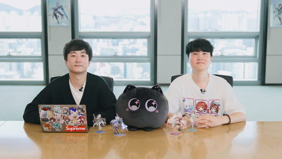 이동조 넷마블몬스터 PD(왼쪽)와 강동기 넷마블 사업부장