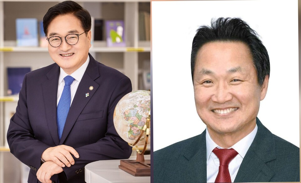 우원식 국회의장, 안승대 울산시 행정부시장 지역의 현안 사업 건의  사진= 프로필 