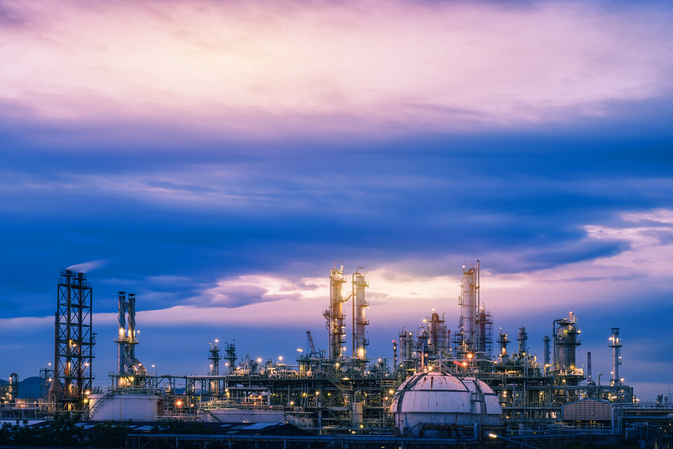 석유화학공장 예시 이미지./ 게티이미지뱅크 제공