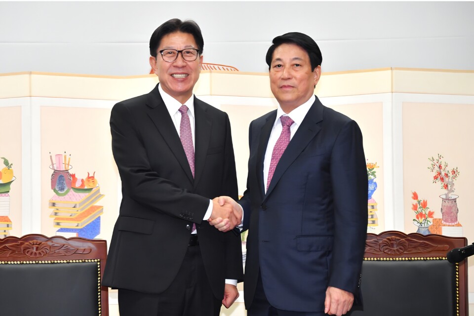 접견 모습. 사진=부산시