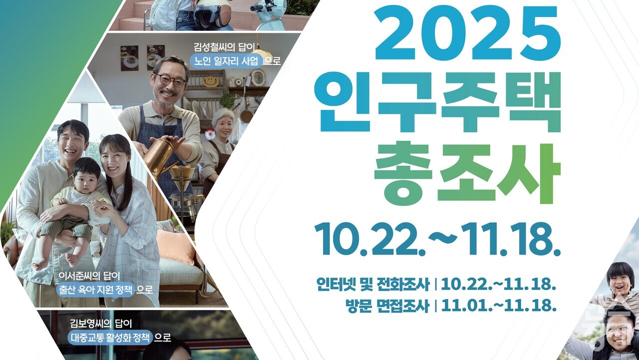 ▲인구주택 총조사 홍보 포스터 (사진=전남도)