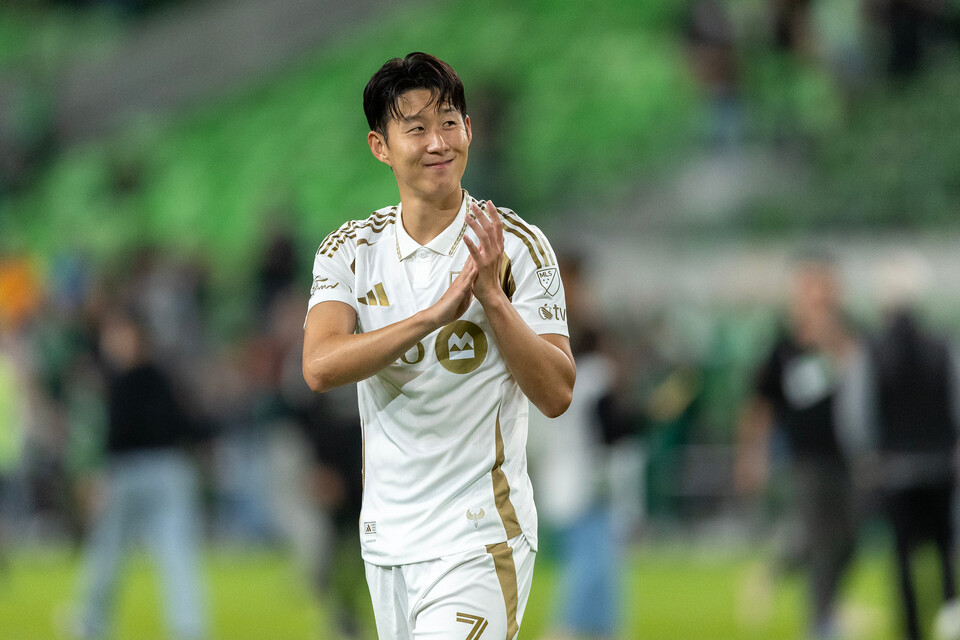 손흥민의 ‘1골 1도움’ 맹활약에 힘입어 2025 MLS컵 플레이오프(PO) 8강에 오른 LAFC. /연합뉴스