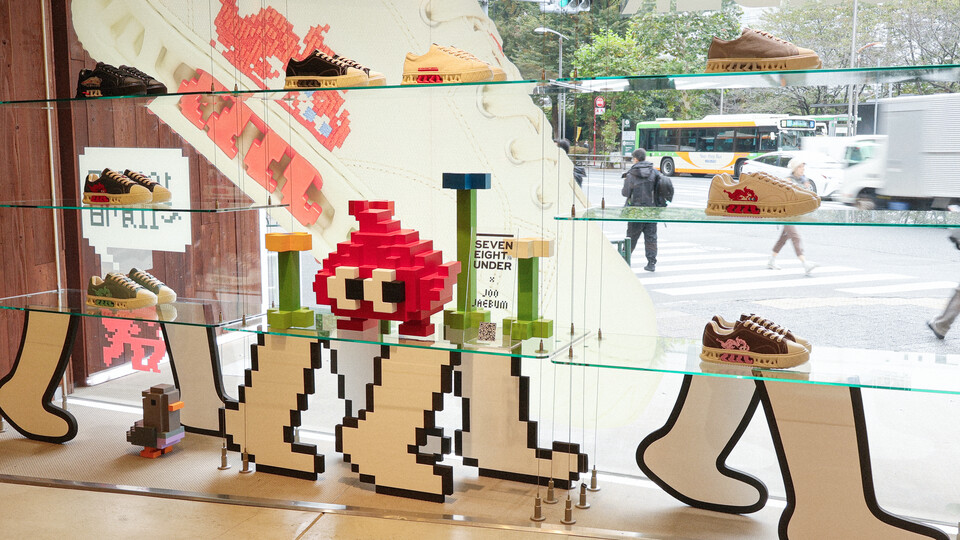 세븐에잇언더는 지난달 31일 도쿄 오모테산도에 위치한 로얄플래시(Royal Flash)에서 첫 팝업스토어를 열었다. 팝업은 오는 7일까지 진행된다. / 세븐에잇언더 제공 