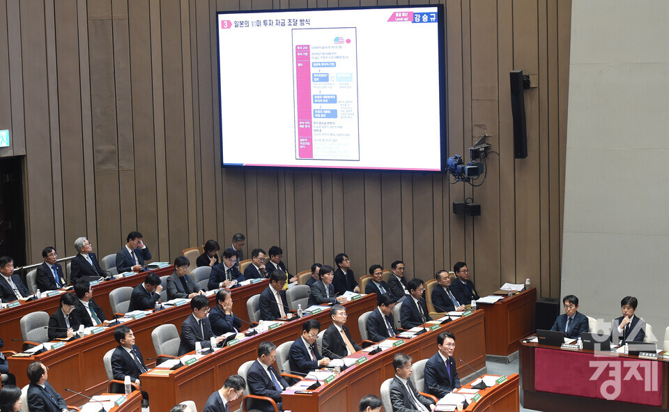 김민석 국무총리가 6일 오전 서울 여의도 국회에서 열린 제429회 국회(정기회) 제3차 예산결산특별위원회 전체회의에서 국민의 힘 강승규 위원 질의에 답하고 있다. / 이호형 기자 leemario@sporbiz.co.kr 2025.11.06