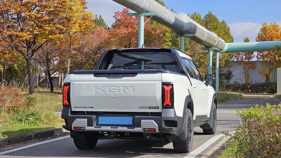 KGM '무쏘EV'의 외관./곽호준 기자