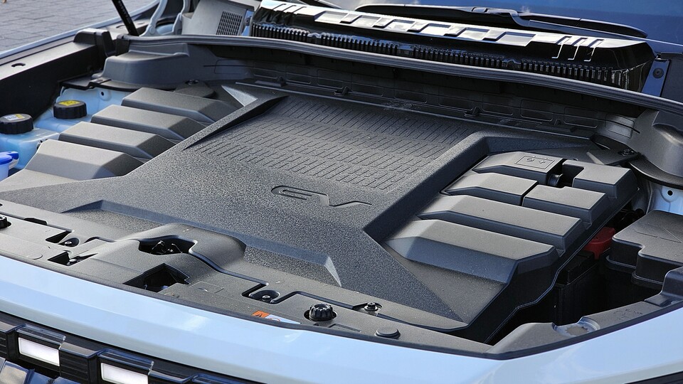 KGM '무쏘EV'의 엔진룸./곽호준 기자