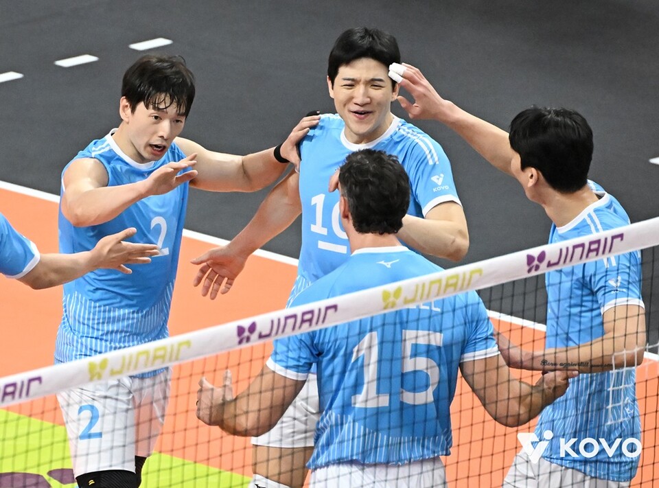 대한항공 선수단. /KOVO 제공