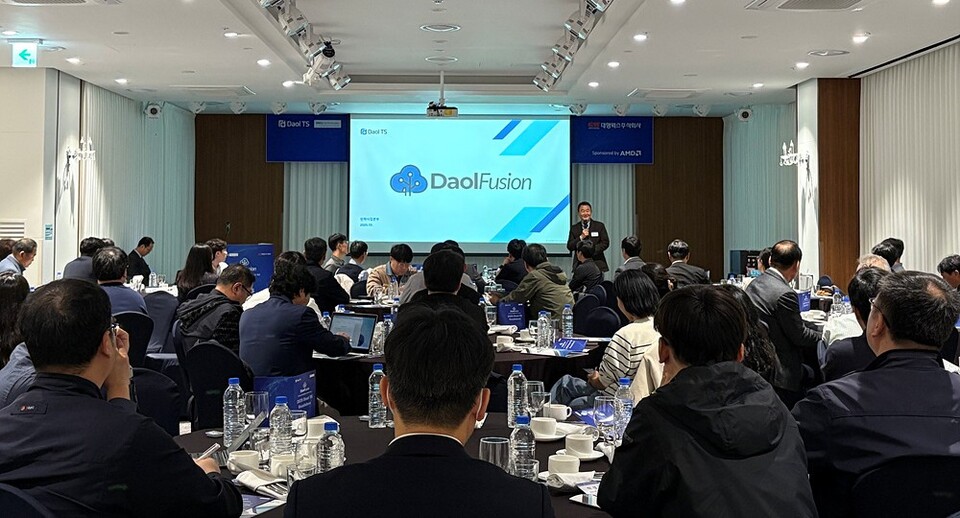 다올티에스가 전국 주요 도시를 순회한 로드쇼를 성황리에 마무리했다. 창원 로드쇼 모습./다올티에스