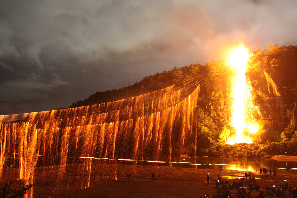 안동시, 2025 하회선유줄불놀이가 6개월간의 대장정 마무리 .사진=안동시 제공