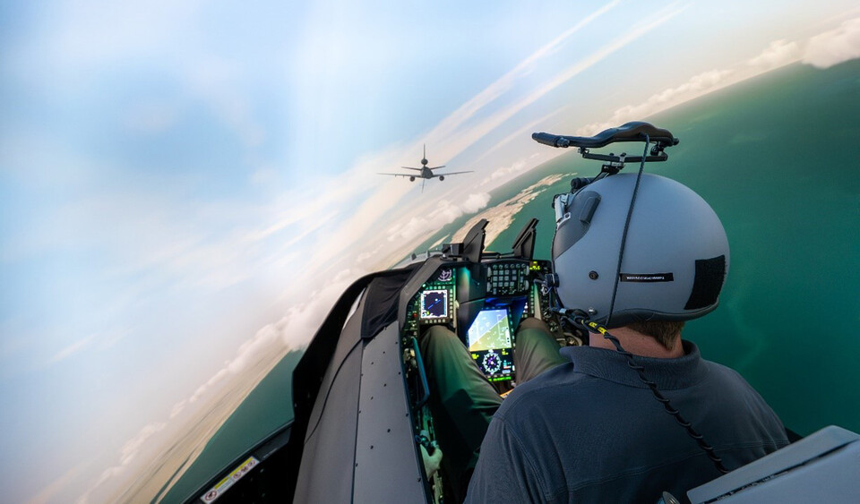 KF-16 시뮬레이터 성능개선 이미지./KAI