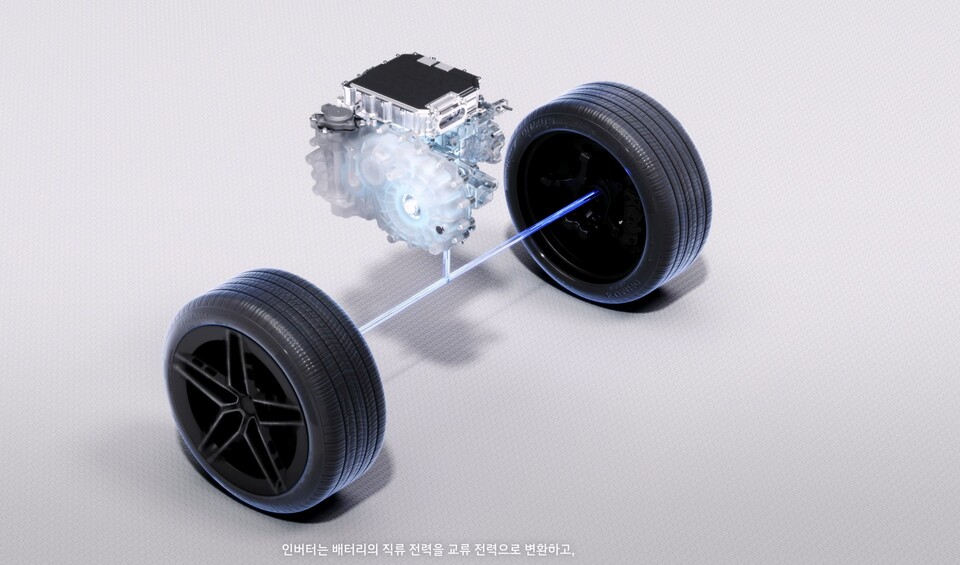 '2-스테이지 모터시스템' 현대차그룹 유튜브 영상 캡쳐./현대차그룹