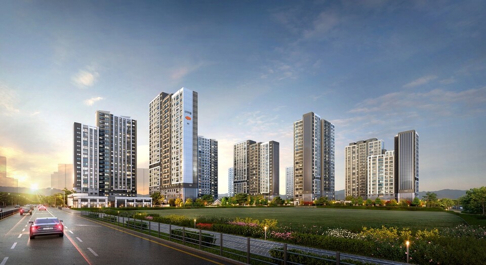 e편한세상 내포 에듀플라츠 투시도./DL이앤씨