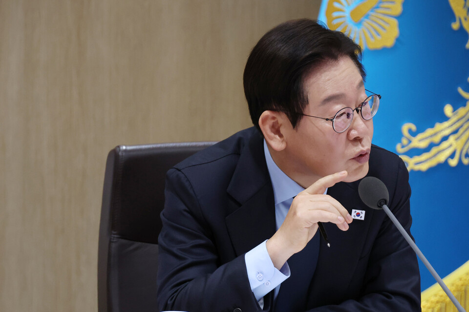 이재명 대통령이 11일 용산 대통령실에서 열린 국무회의를 주재하고 있다. 사진=연합뉴스